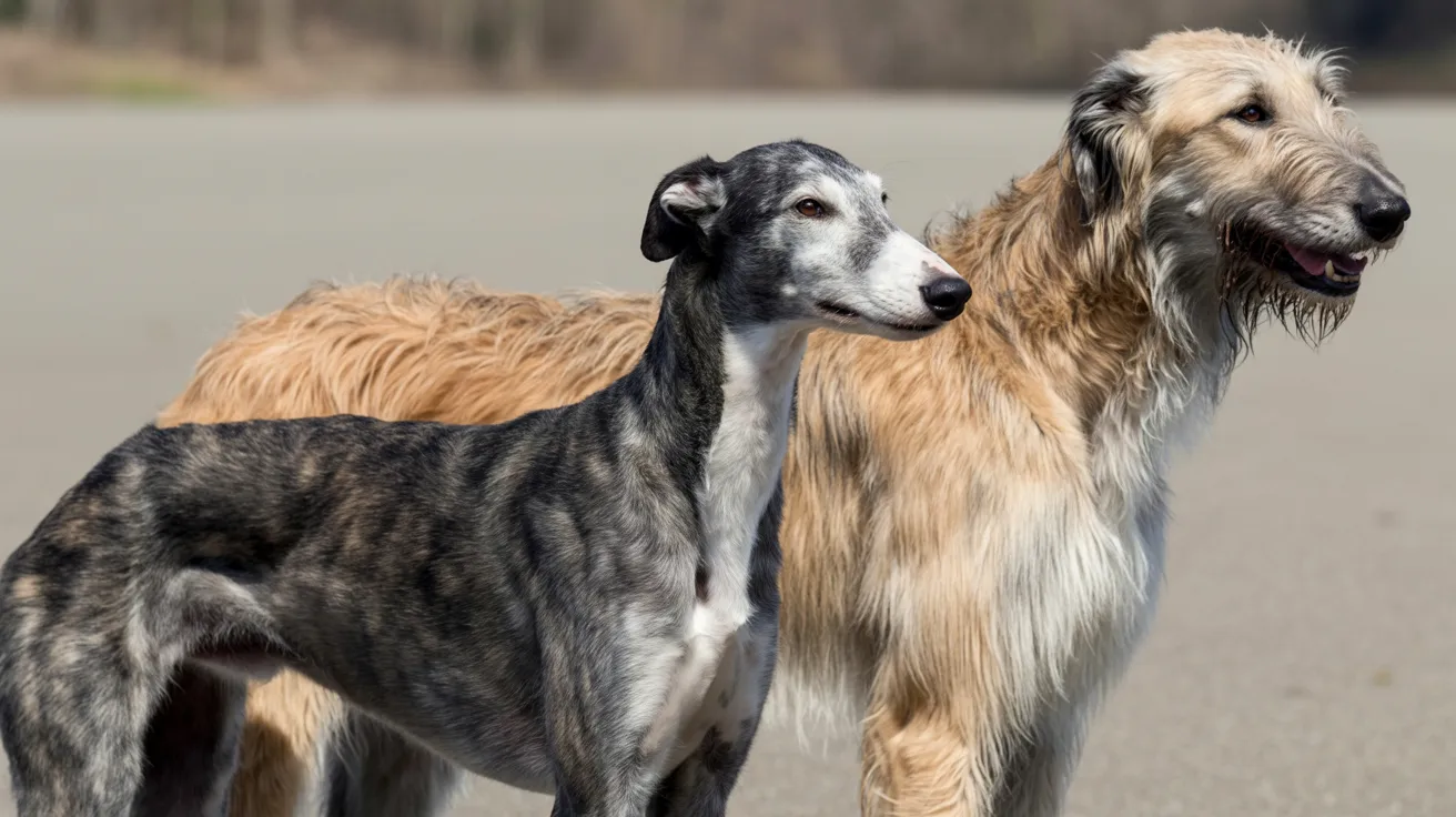 Celtic Hounds in Anime Style: Deerhound vs Wolfhound Design Guide for Custom T-Shirts